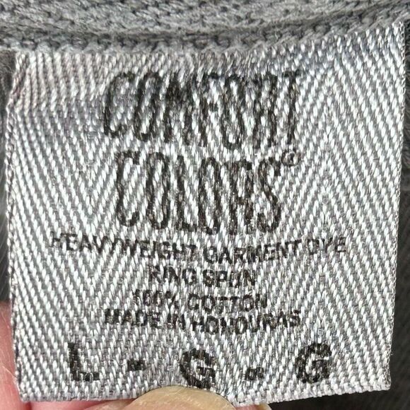 Siesta Key Top Long Sleeve Gray Shirt Large Unisex Comfort Colors Heavyweight - Picture 12 of 12